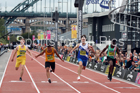 English Schools boys 150 metres, 2018 Great North CityGames. Photo: David T. Hewitson/Sports for All Pics